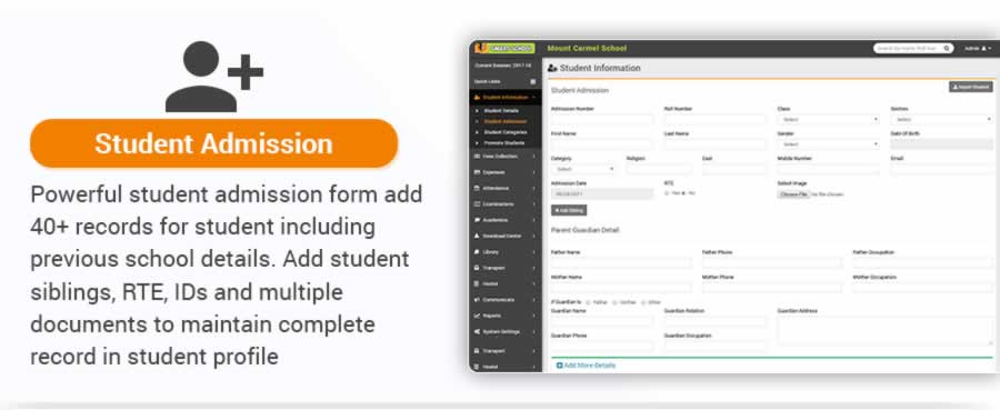 Student Admission Forms