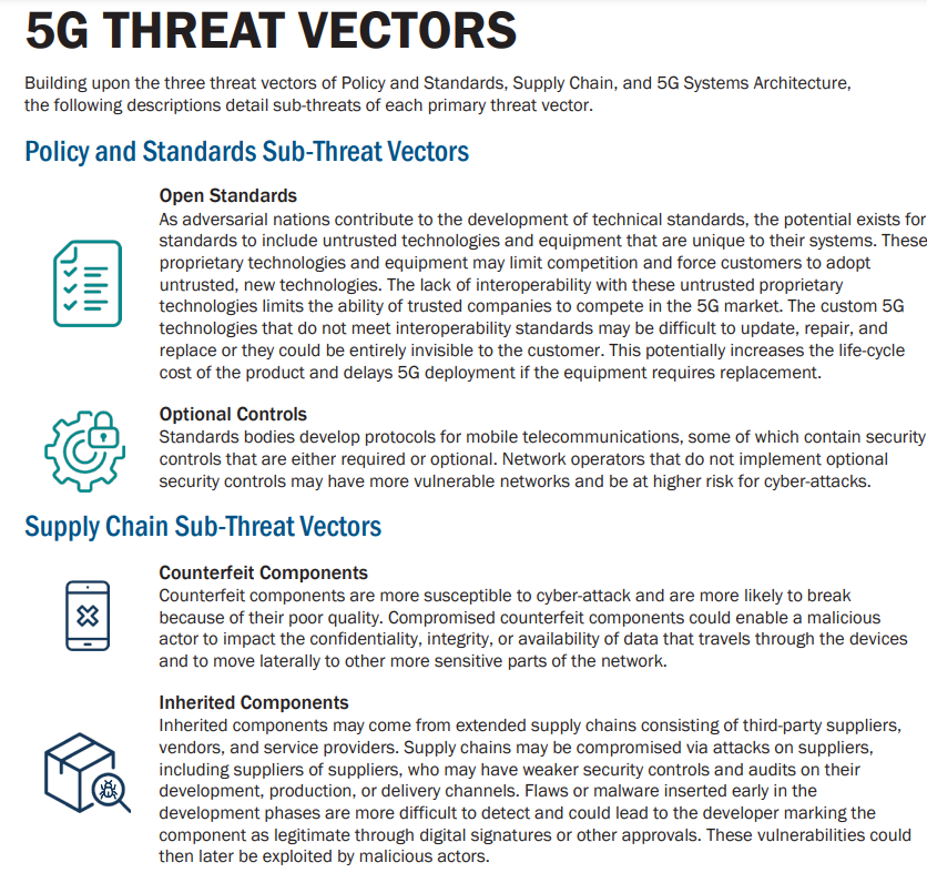 Cyber Security Threats To 5G Infrastructure